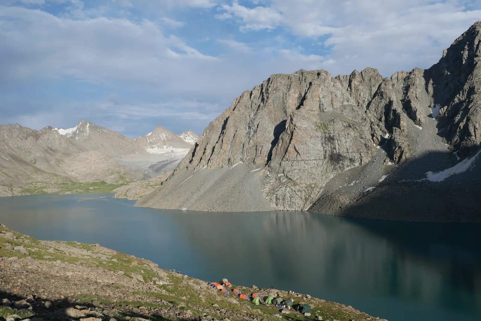 Ala-Kul Lake in Kyrgyzstan during the Karakol trekking route