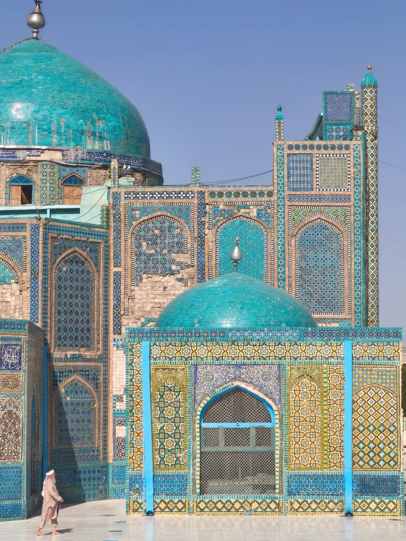 Blue Mosque in Mazar-e-Sharif, Afghanistan